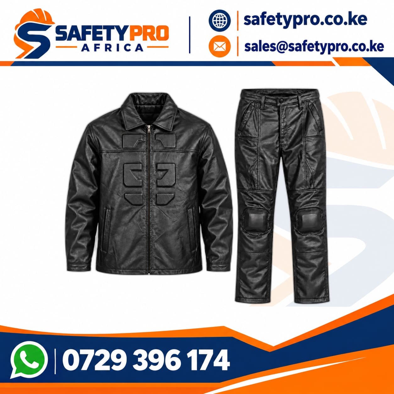 2 Piece Leather Motorbike Suit Ex Uk