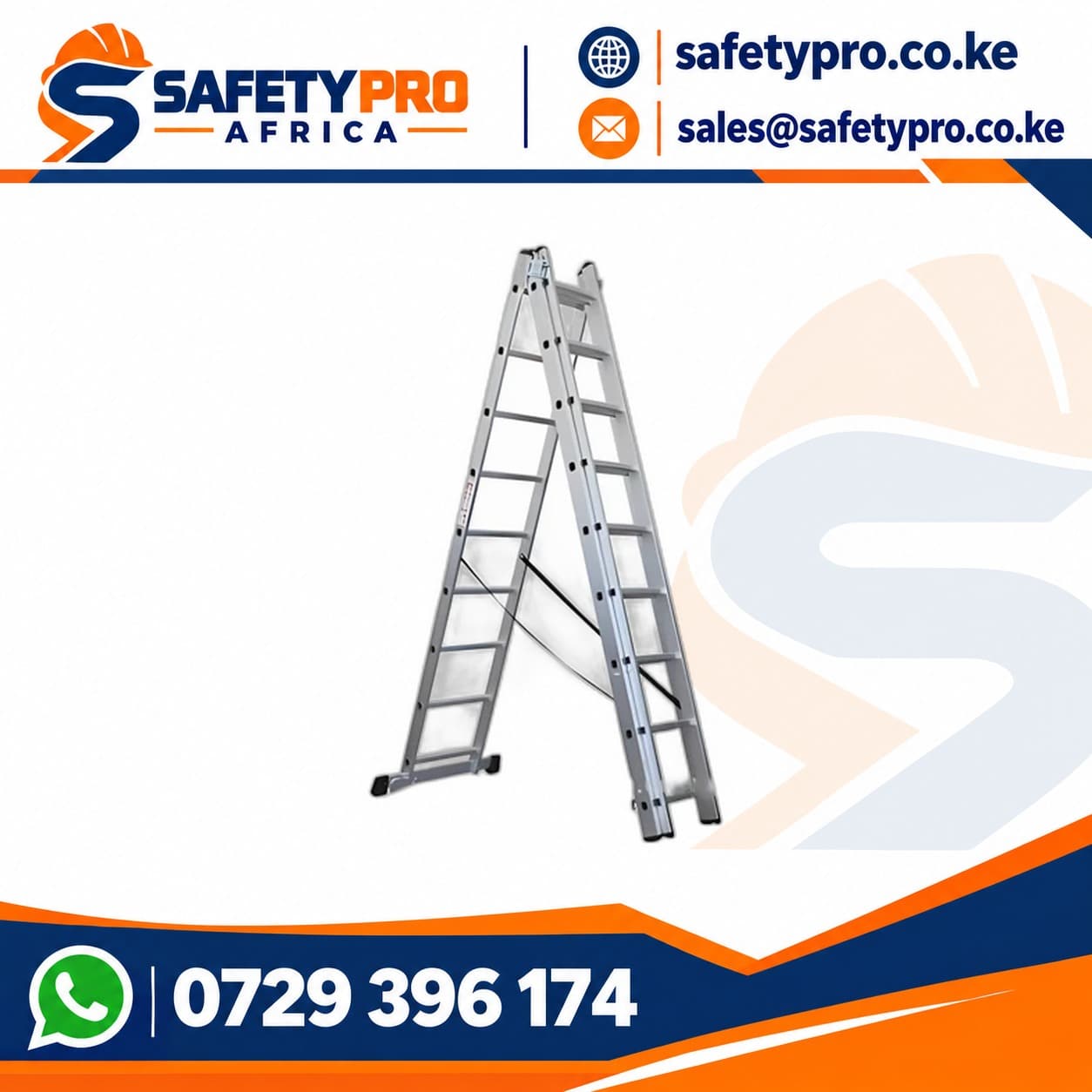3 X 9 Step Triple Extendable Ladder