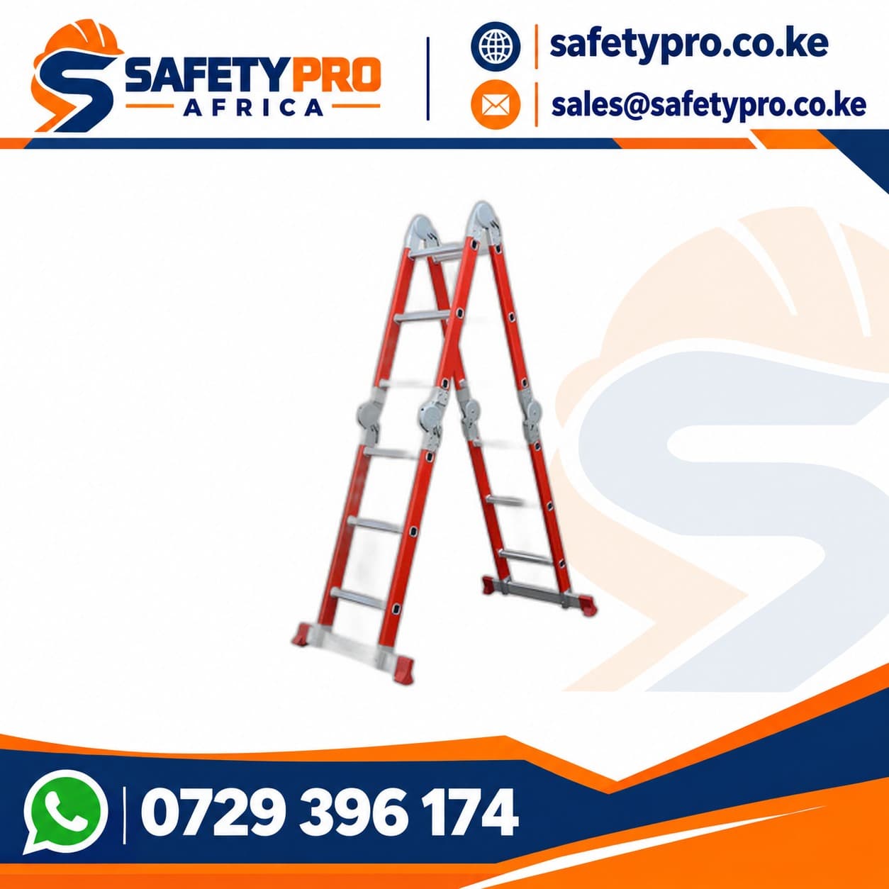 4 X 6 Step Folding Fibreglass Ladder