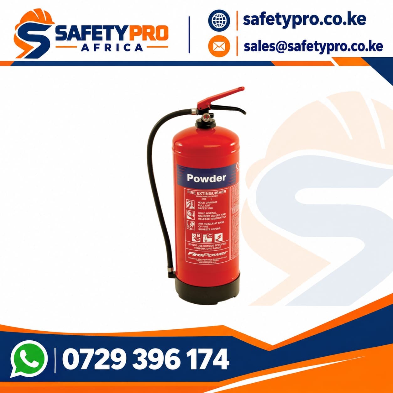4KG Dry Powder Fire Extinguisher