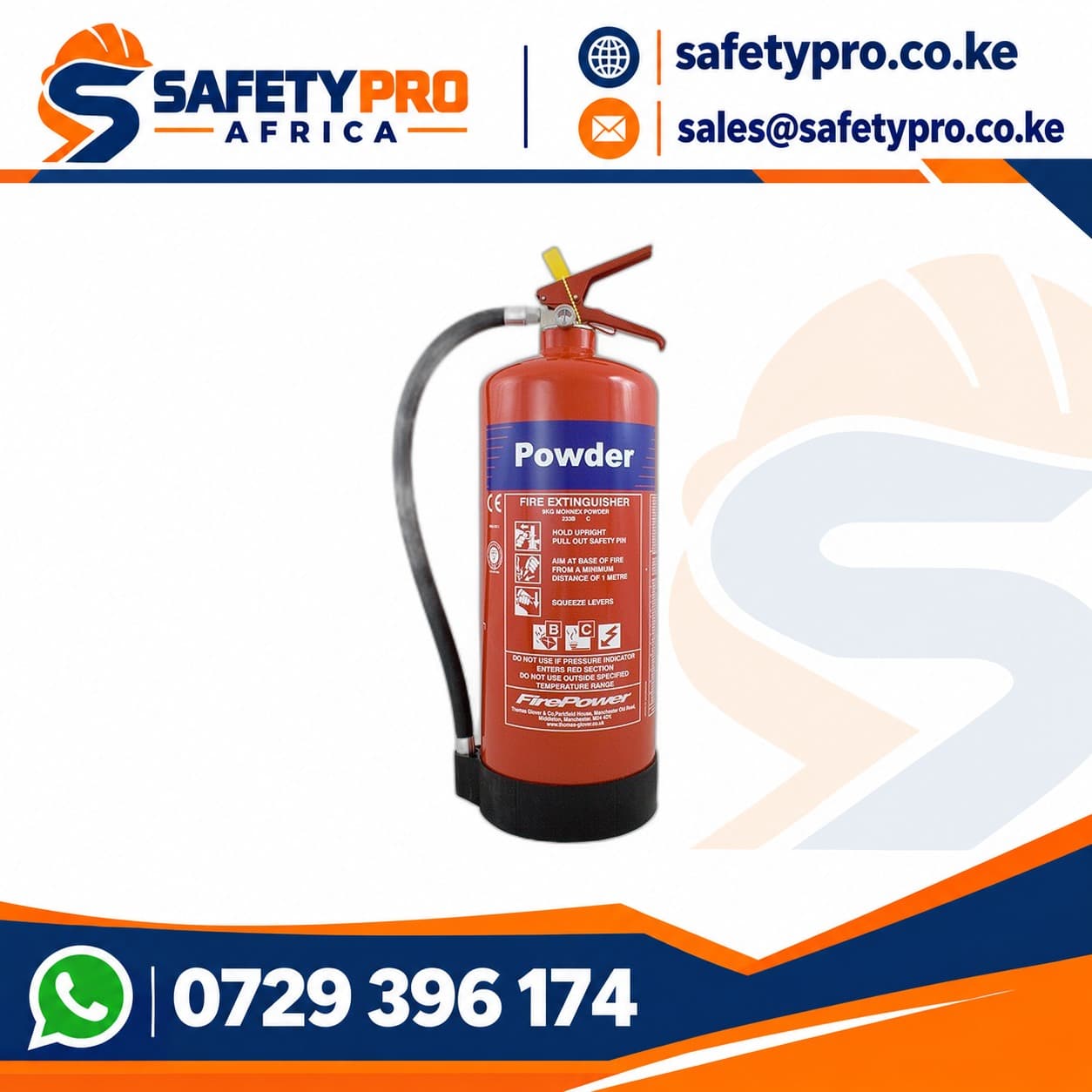 9 Kg Dry Powder Extinguisher