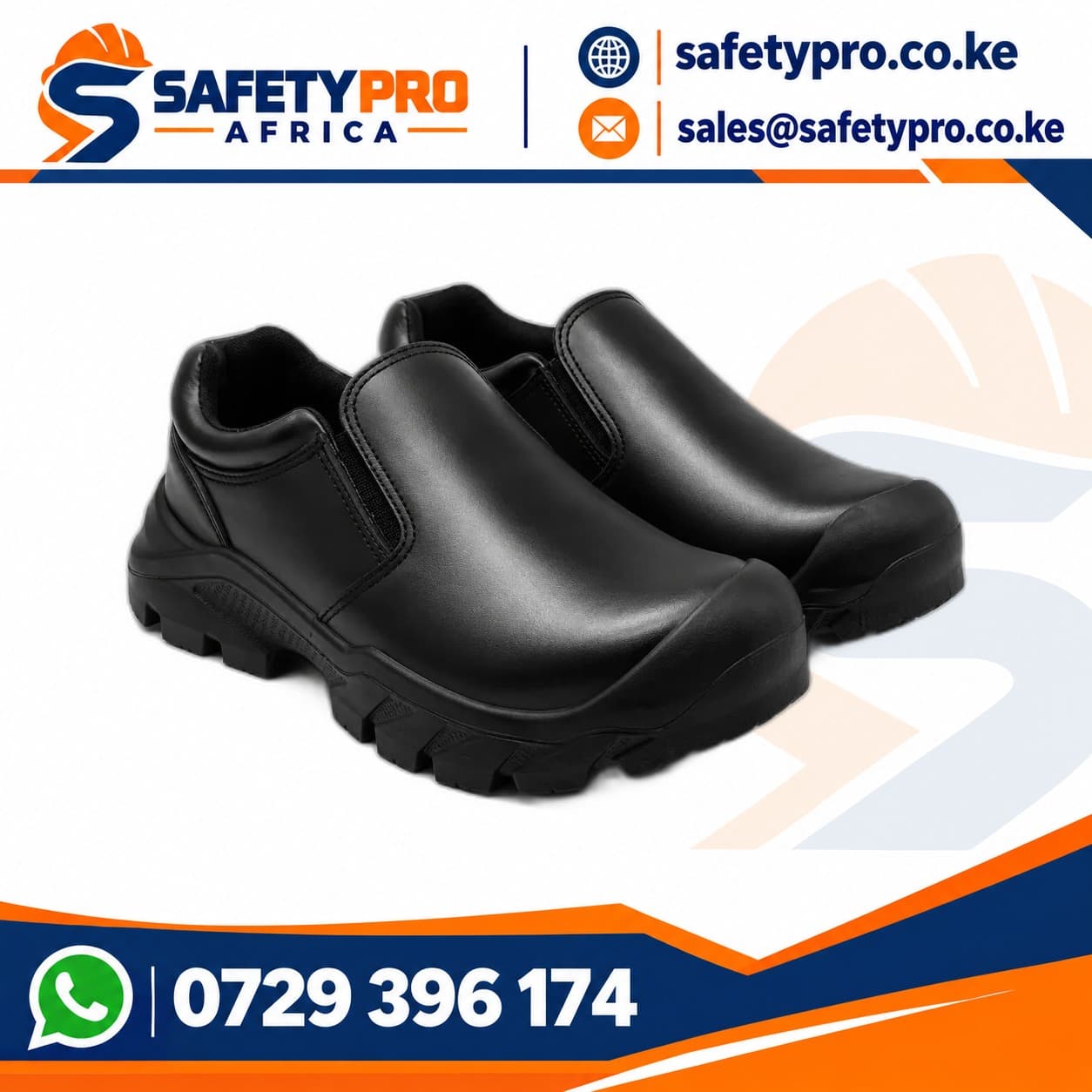 Ace Simba Safety Shoe Black