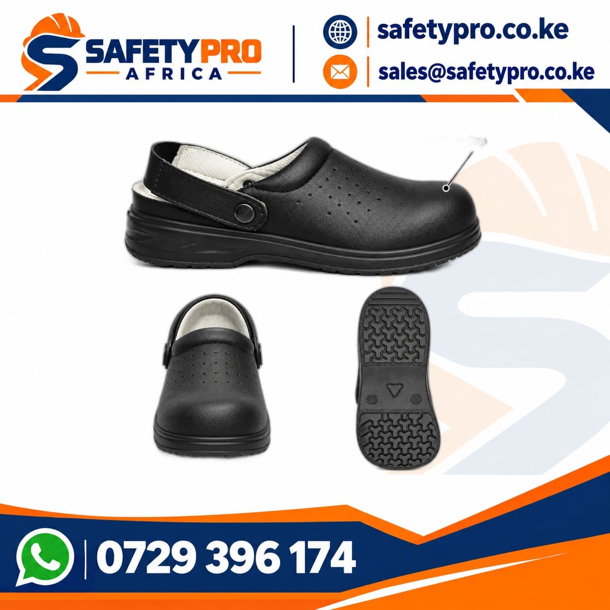 Anti Slip Safety Crocs With Steel Toe