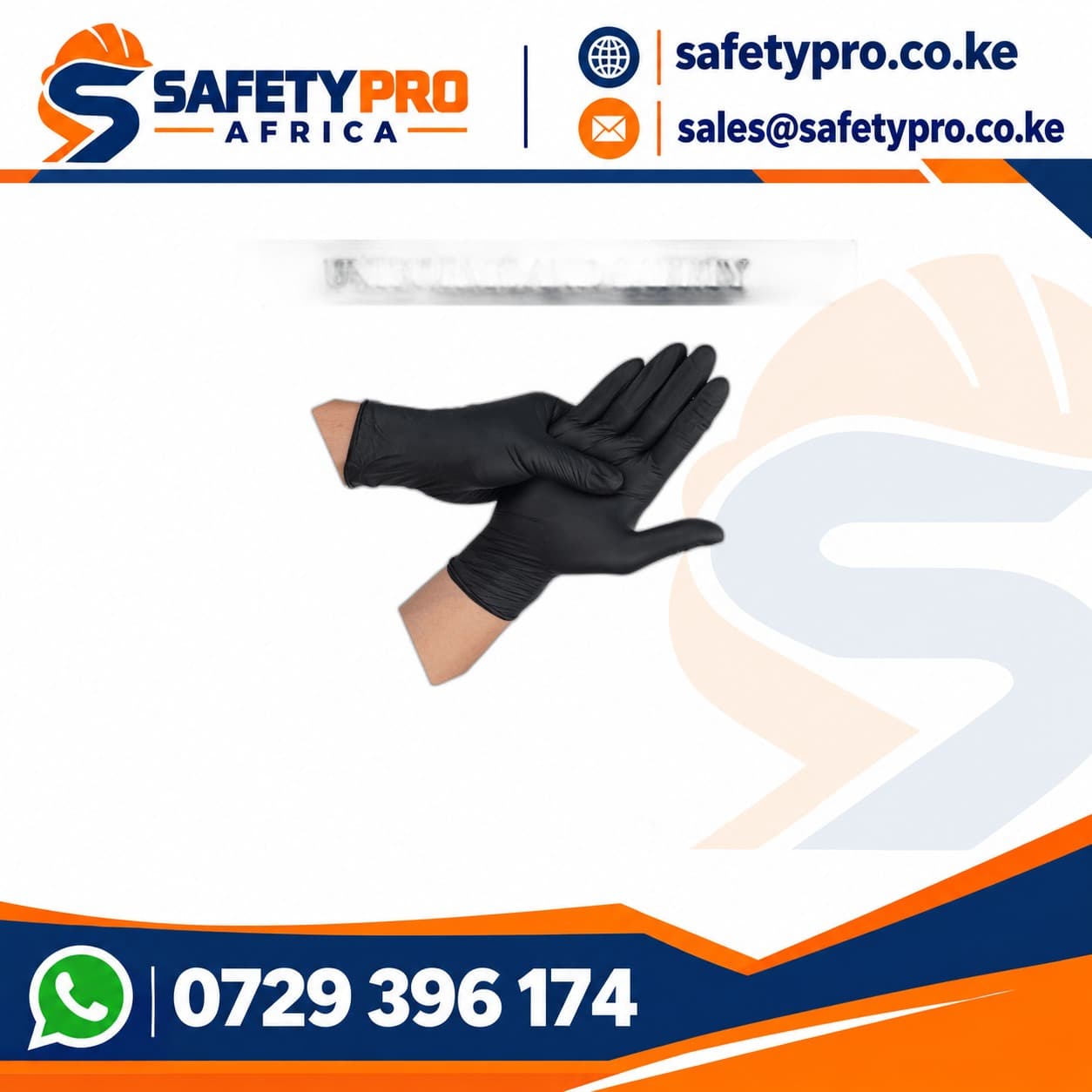 Black Nitrile Gloves