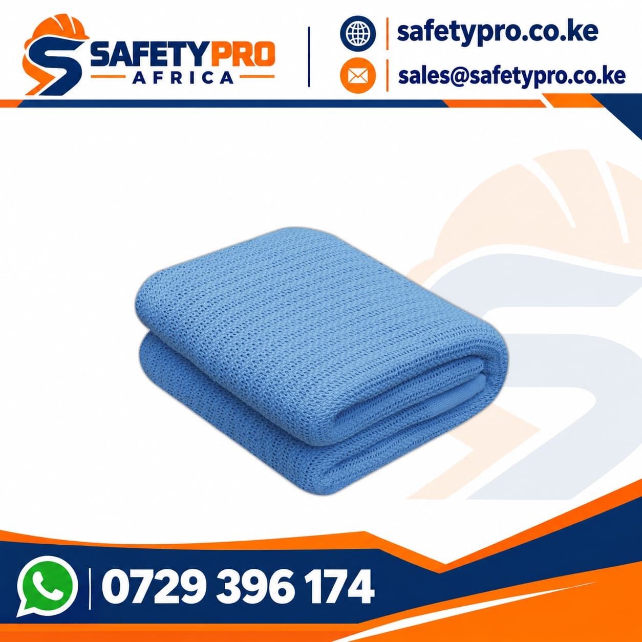 Blue Hospital Cellular Blanket
