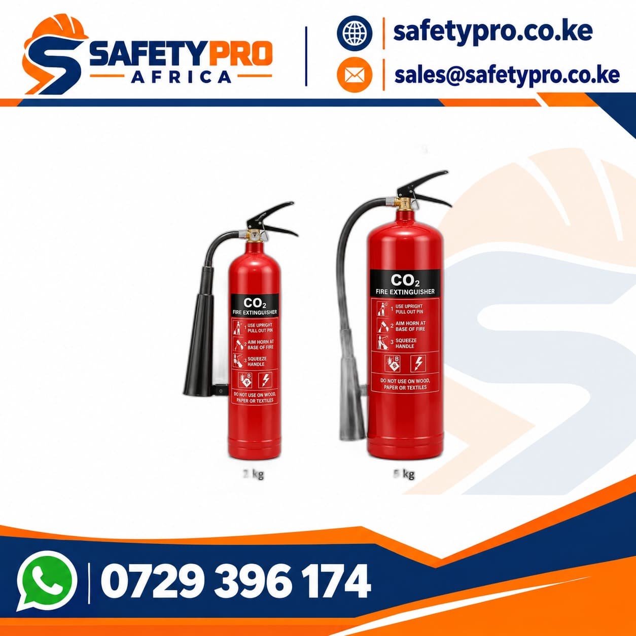 Co Fire Extinguishers – 2 Kg And 5 Kg