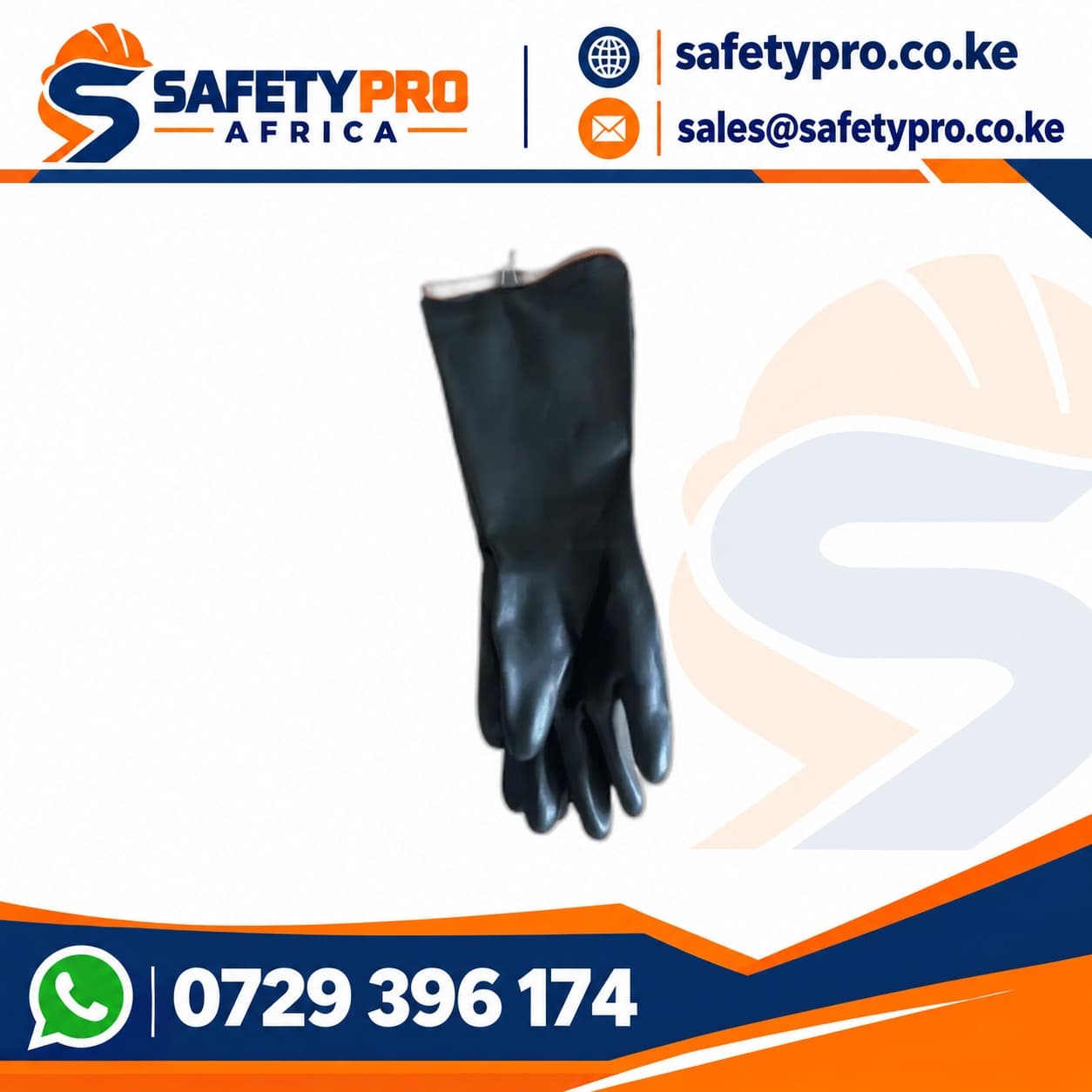 Chemical Resistant Rubber Gloves Long
