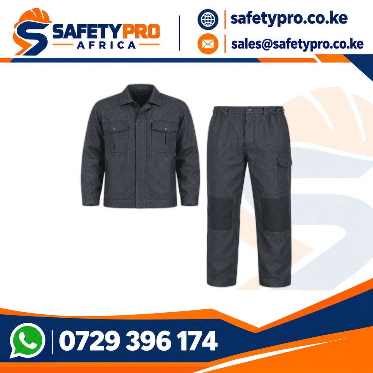Denim Welding Overall 2PC