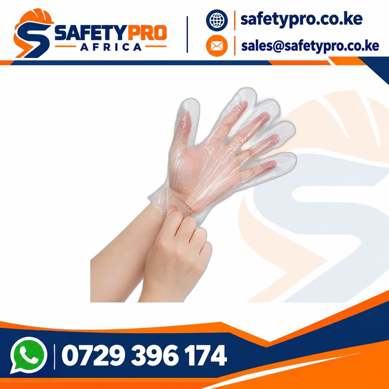 Disposable Polythene Gloves 100 Pcs