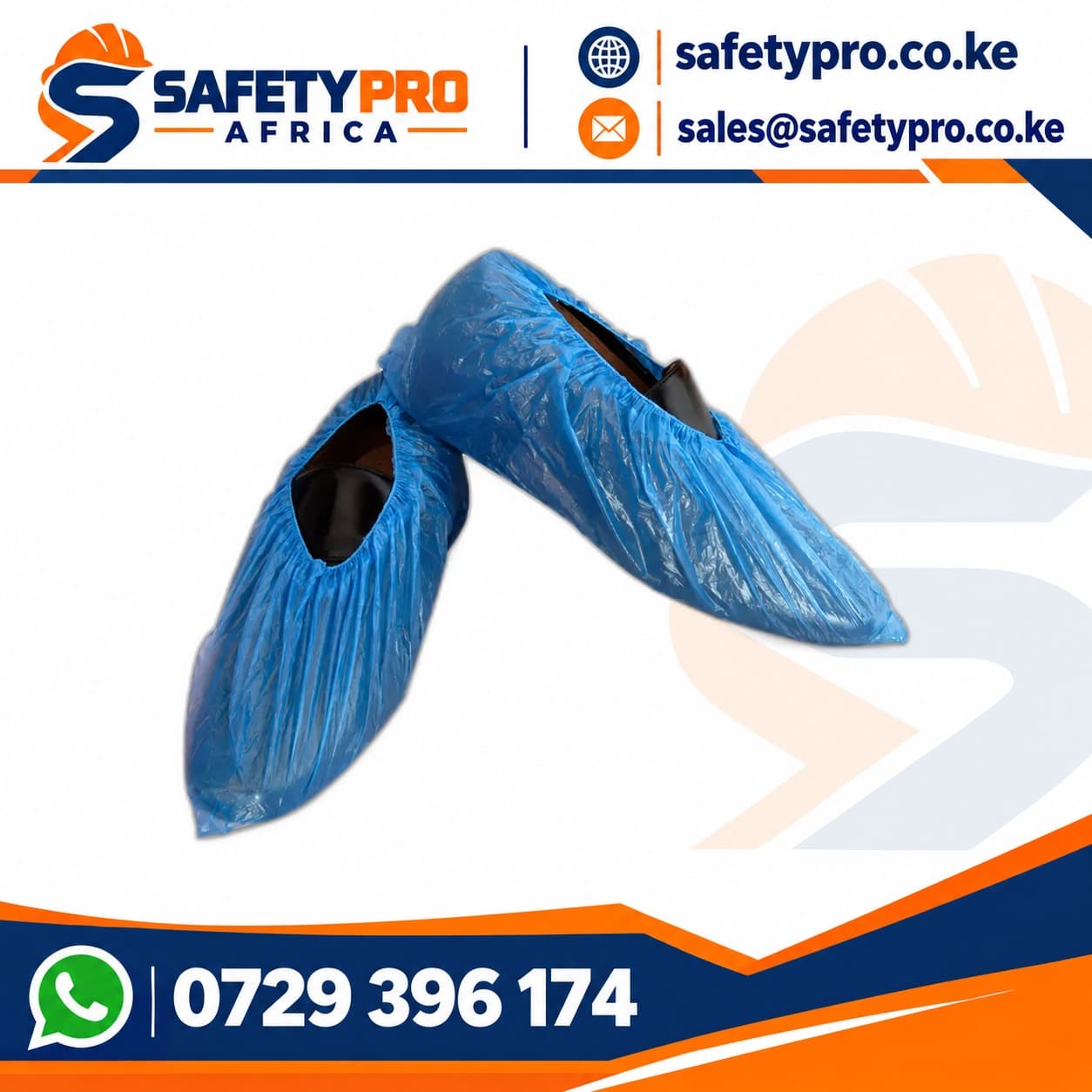 Disposable Polythene Shoe Covers 100 Pcs