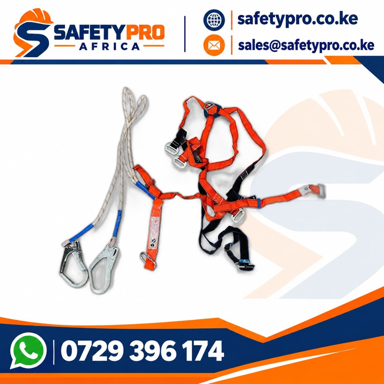 Double Hook Safety Harness