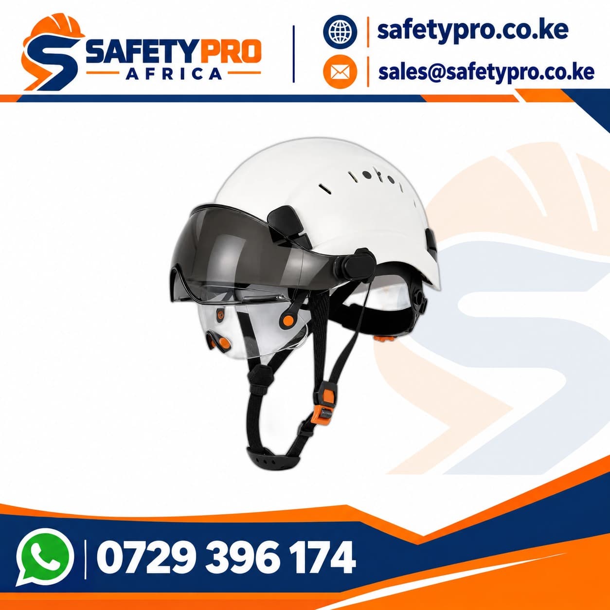 Dual Visor Safety Helmet