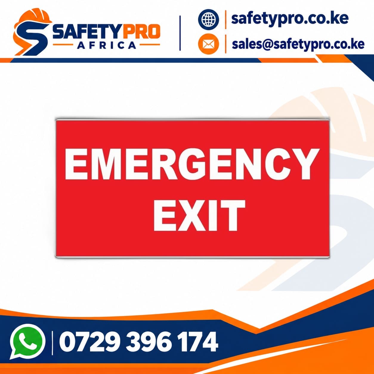 Emergency Exit Sign