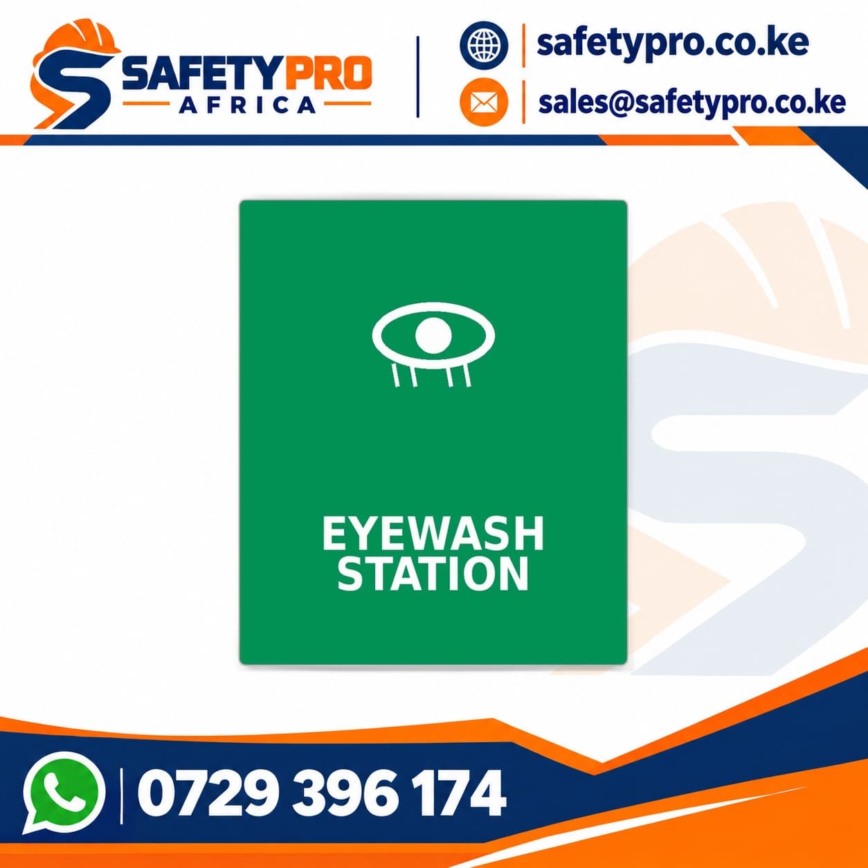Eyewash Station Sign