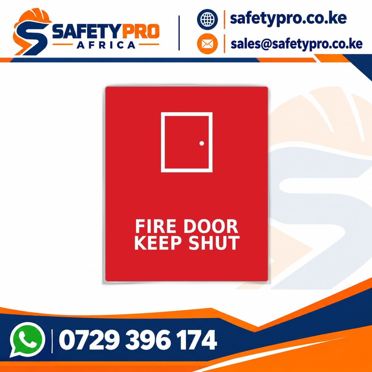 Fire Door Sign
