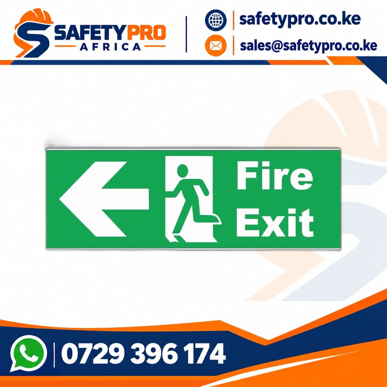 Fire Exit Left Sign
