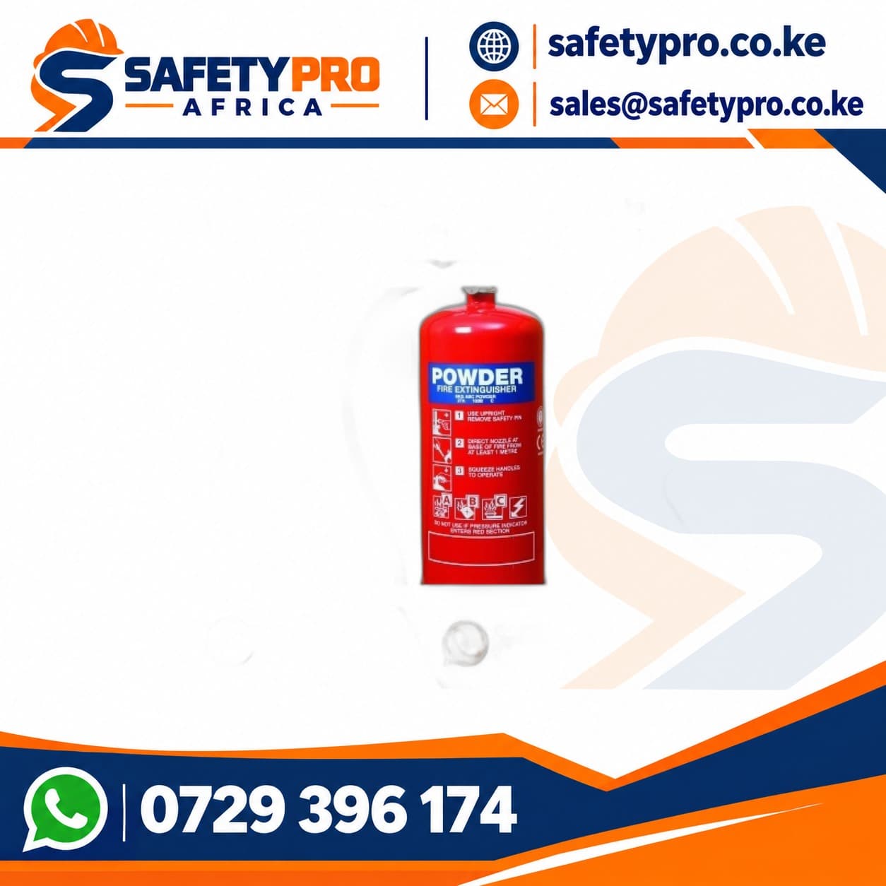 Fireguard 6KG Abc Dry Powder Extinguisher — Kimsafety