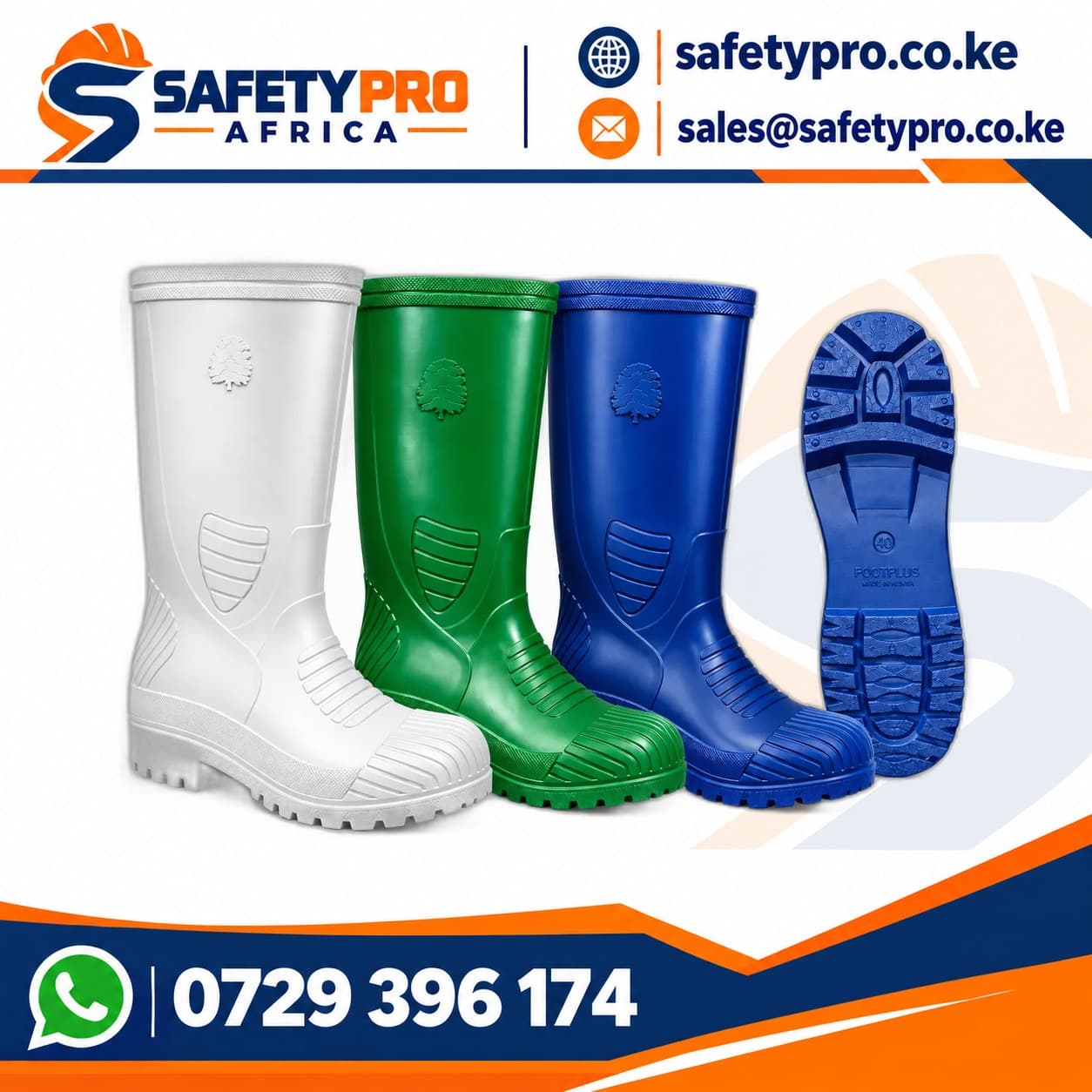 Footplus Kinga Heavy Duty Coloured Gumboots
