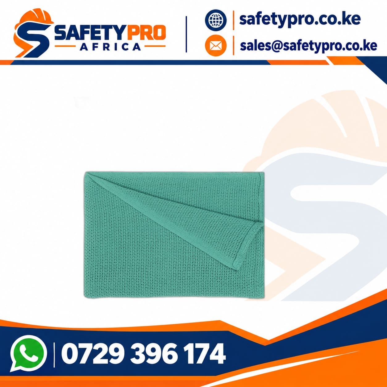 Green Hospital Cellular Blanket