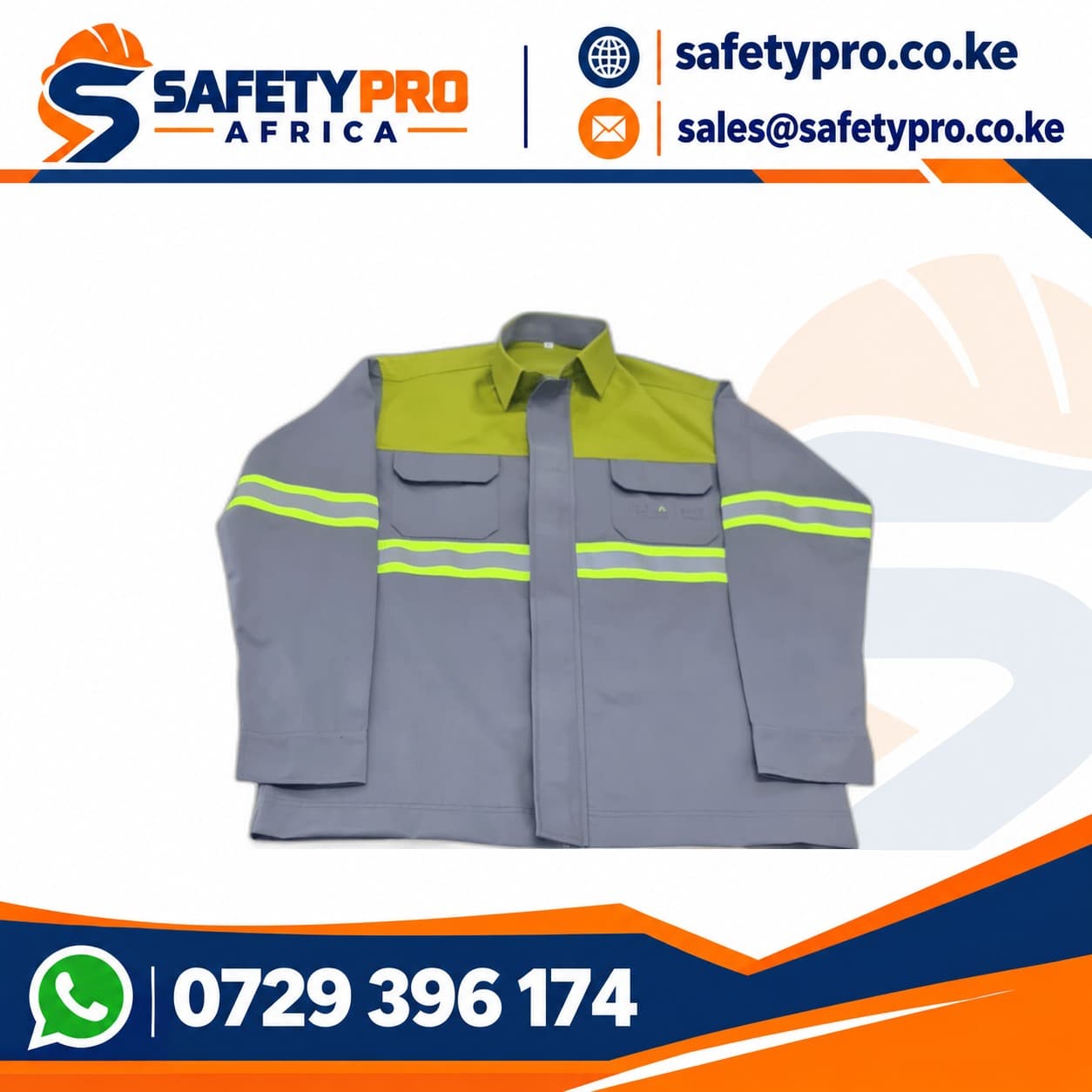 Grey Reflective Engineering Jacket