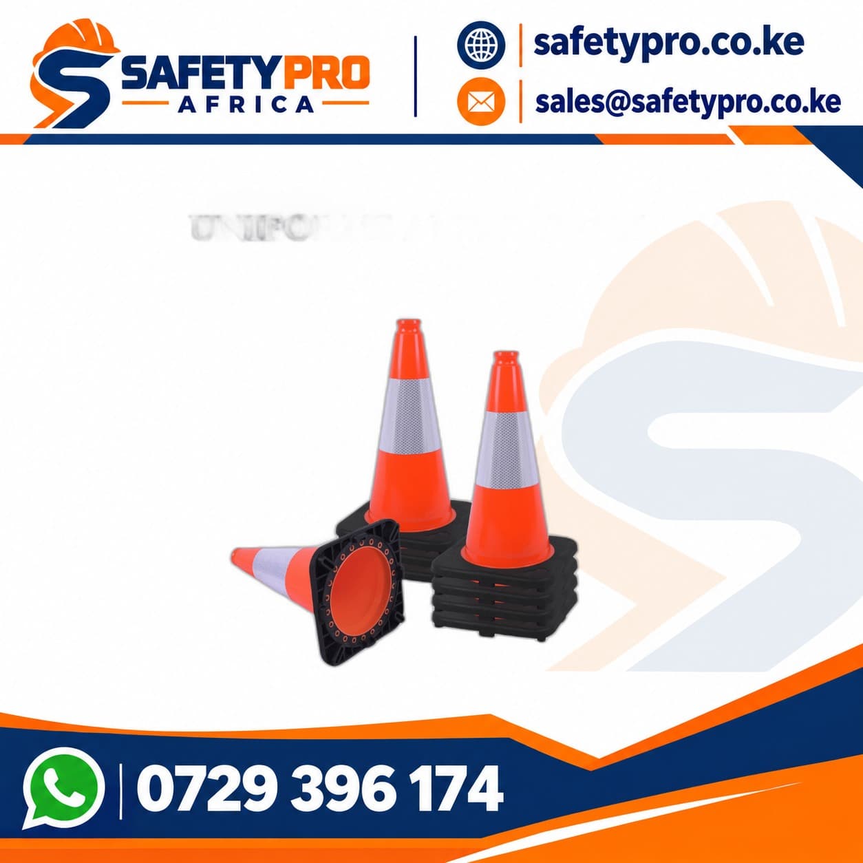 Heavy Duty PVC Base Reflective Traffic Cone