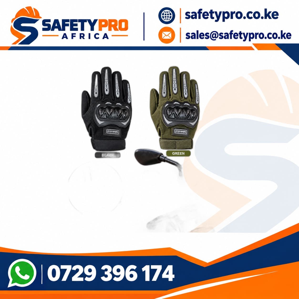 Heavy Duty Rider Gloves With Knuckles