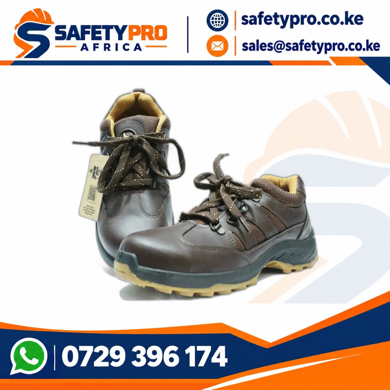 Hillson Brown Safety Shoe