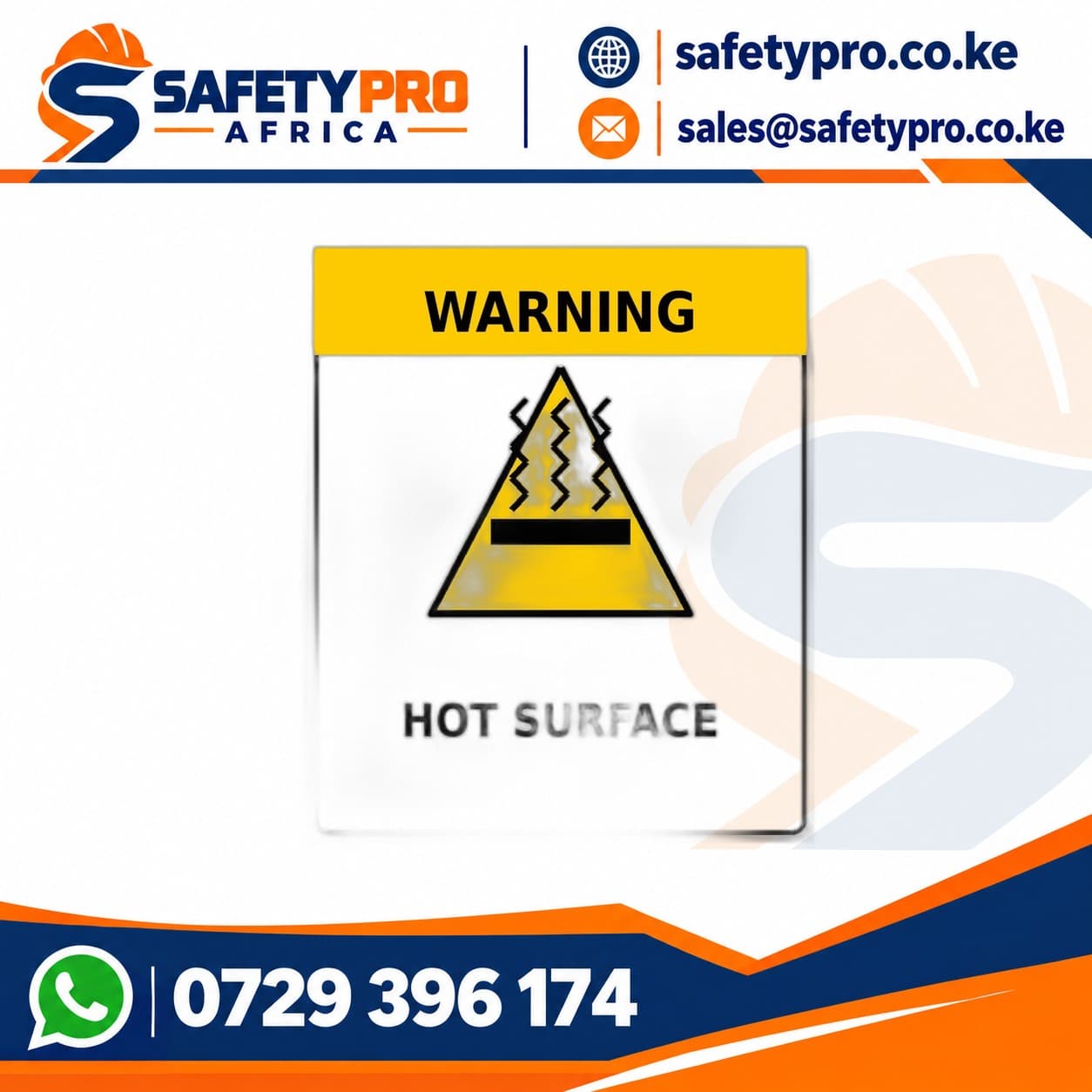 Hot Surface Sign