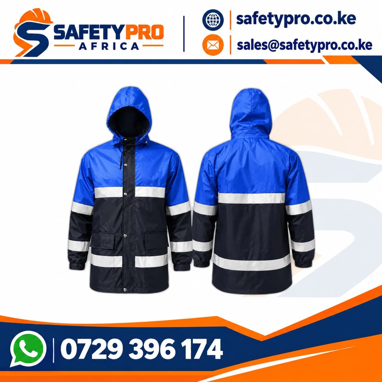 Light Duty Bluenavy Blue Reflective Jacket
