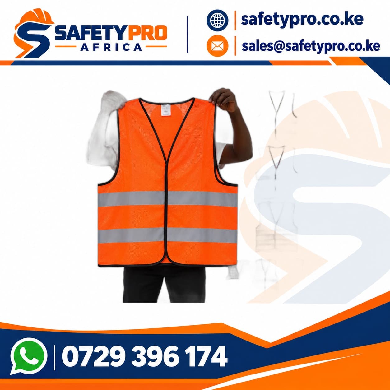 Light Duty Reflector Vest – Non Zip