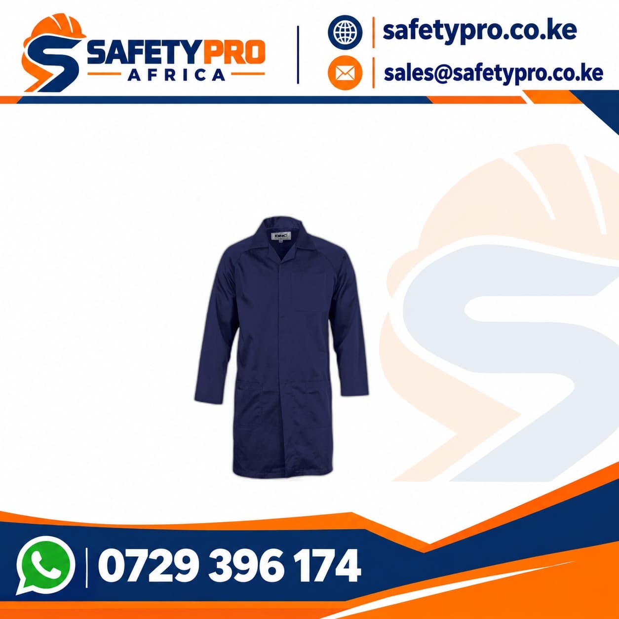 Light Navy Blue Dustcoat