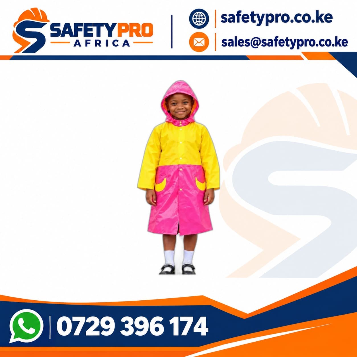 Multi Colour Kids Rain Coat