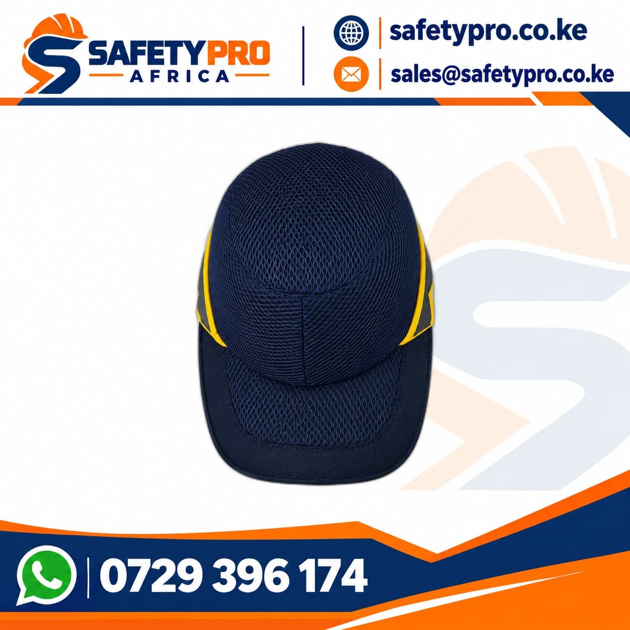 Navy Blue Mesh Bump Cap