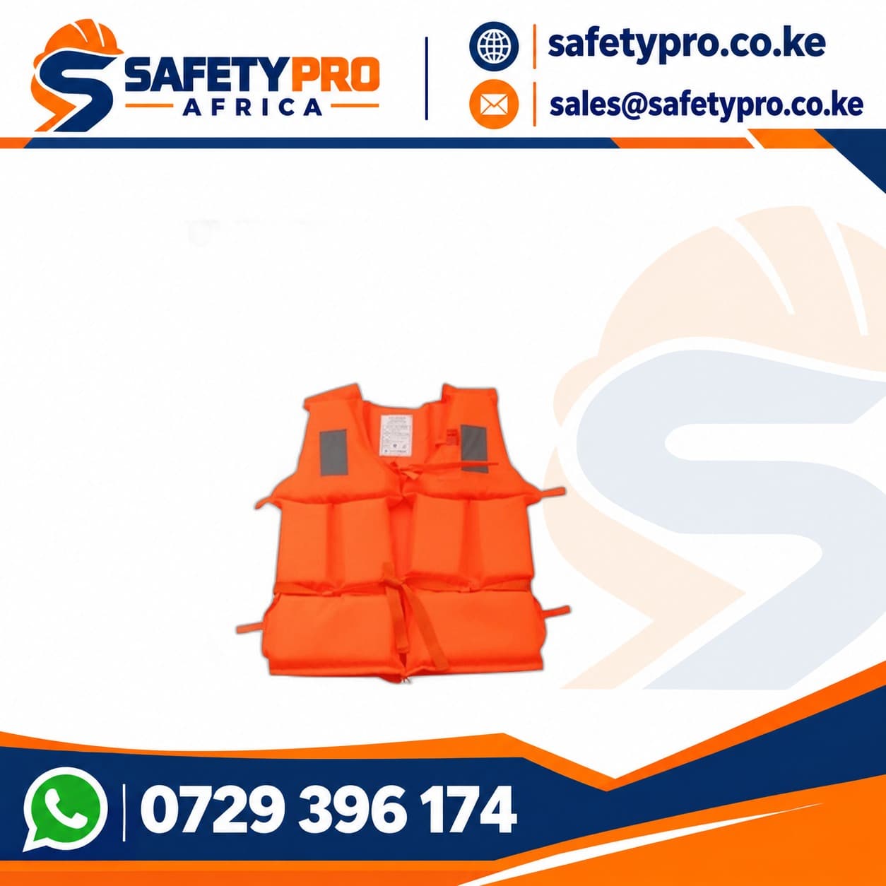 Orange Bouyant Life Saver Jacket
