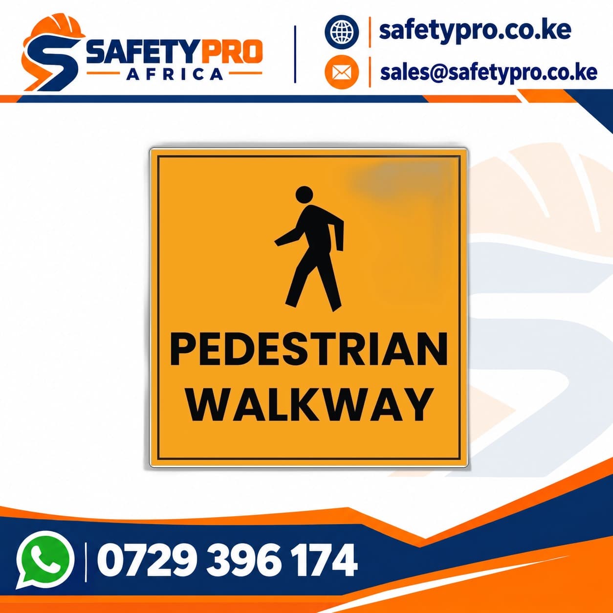 Pedestrian Walkway Sign