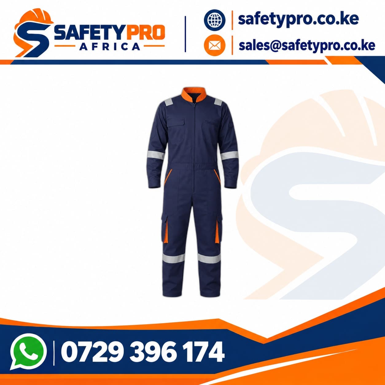 Powercargo Cotton Twil Overall Reflective