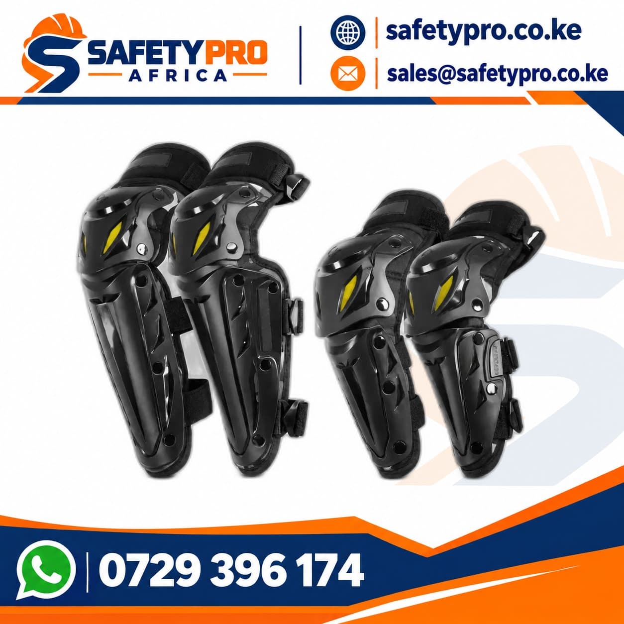Riders Protective Knee & Elbow Guards 4 Piece
