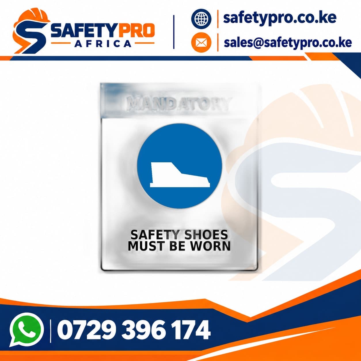Safety Shoes Sign