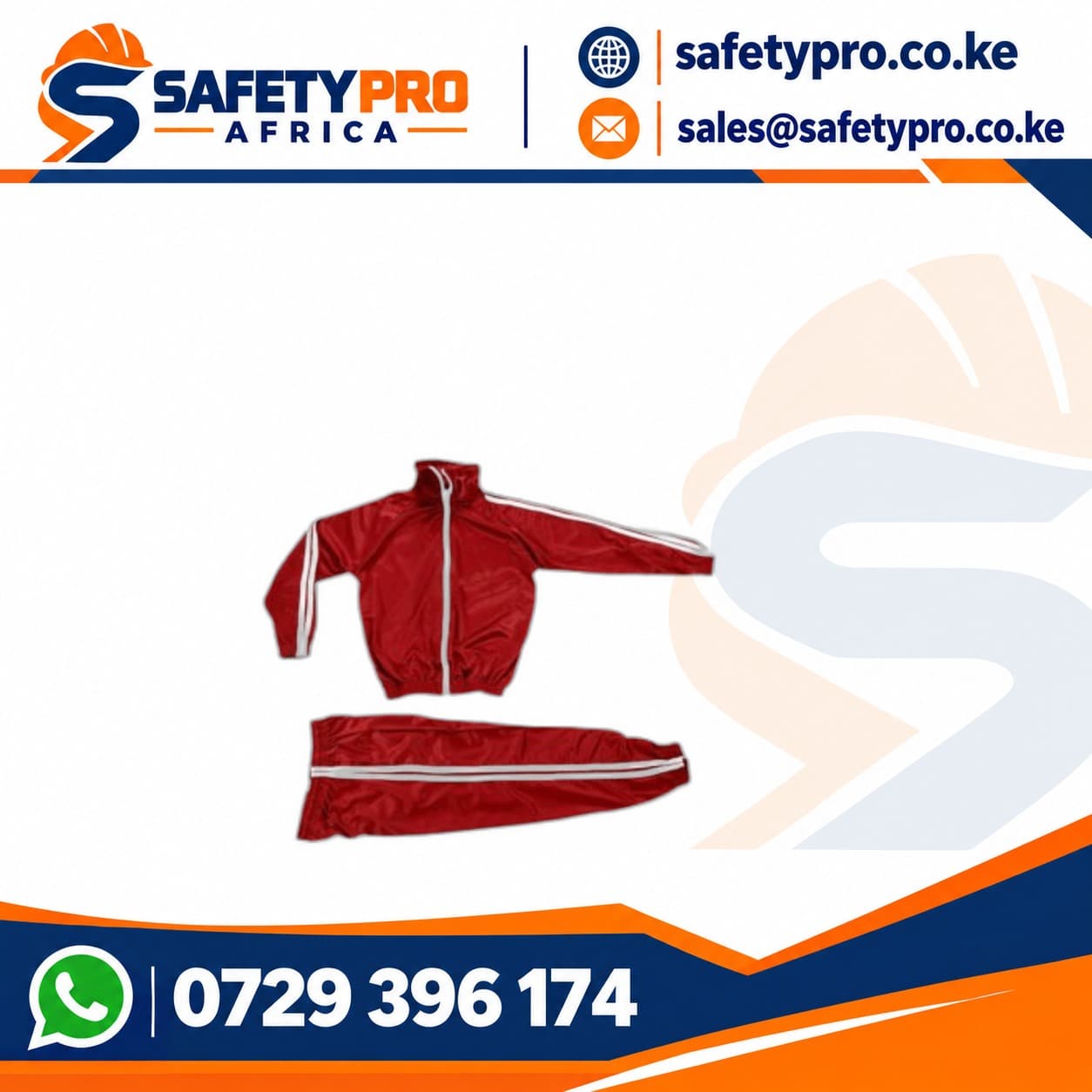 School Tracksuits Red White Stripes