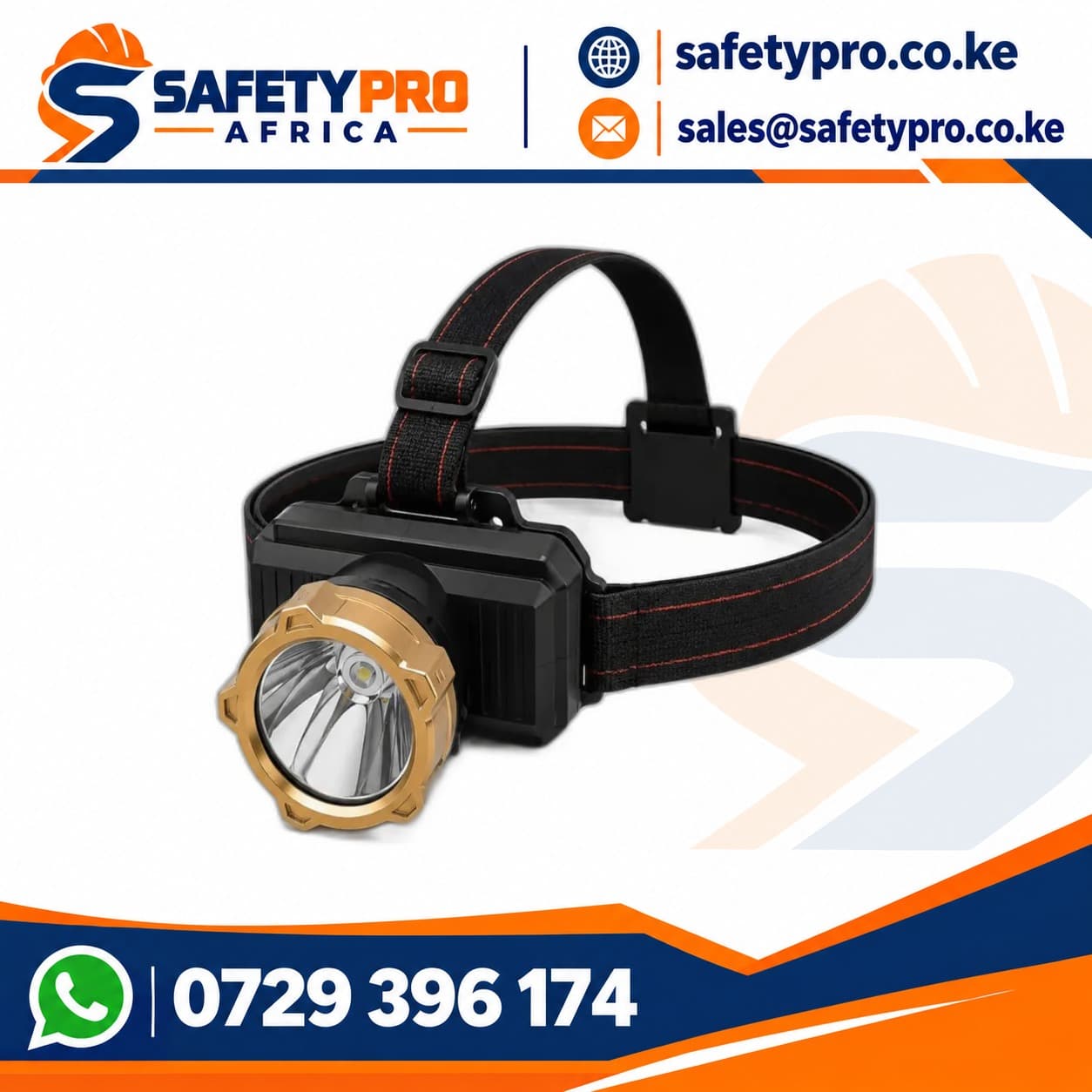 Single Lumen Head Lamp USB Rechargeable
