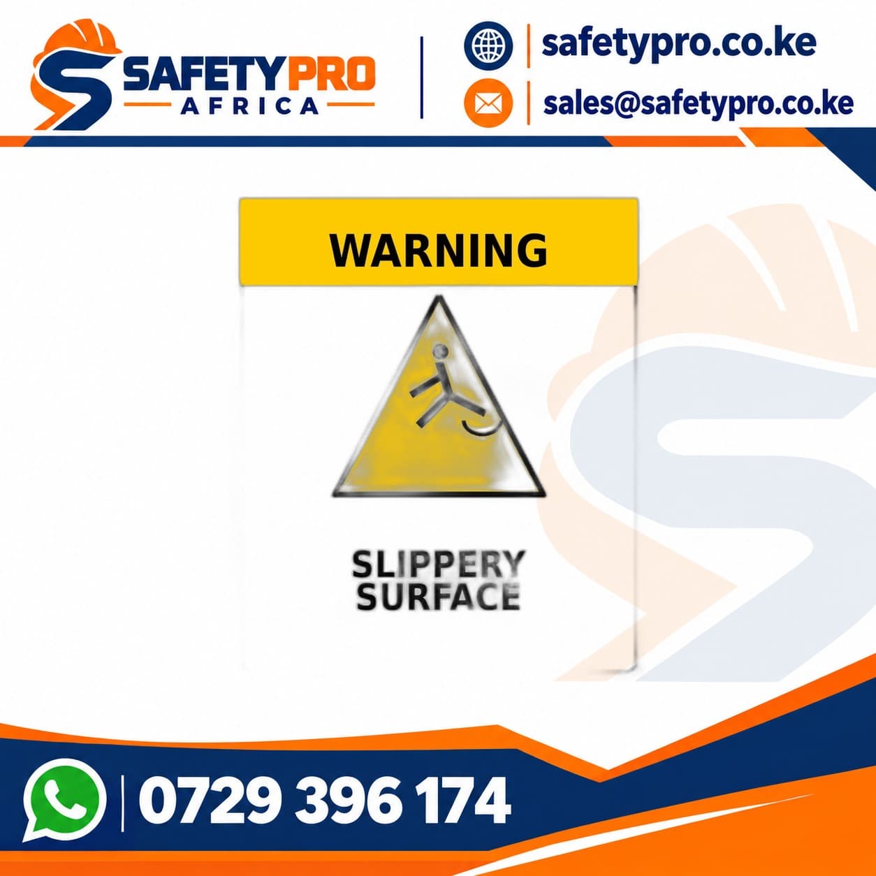 Slippery Surface Sign