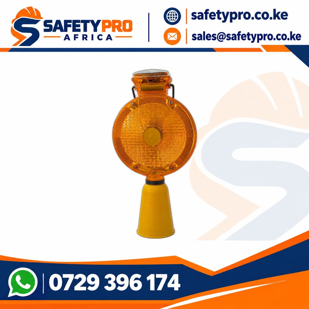 Solar Traffic Cone Light