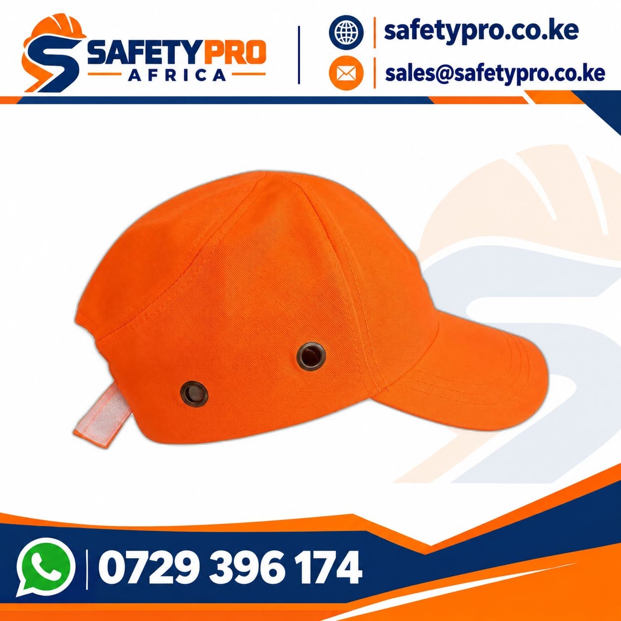 Solid Orange Bump Cap