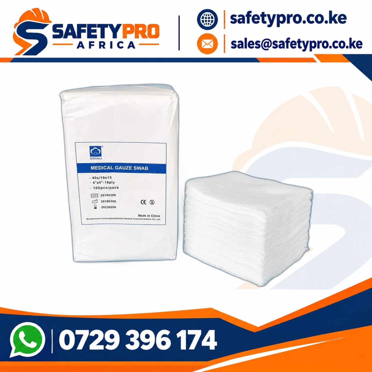 Sterile Gauze Swabs 100 Pcs