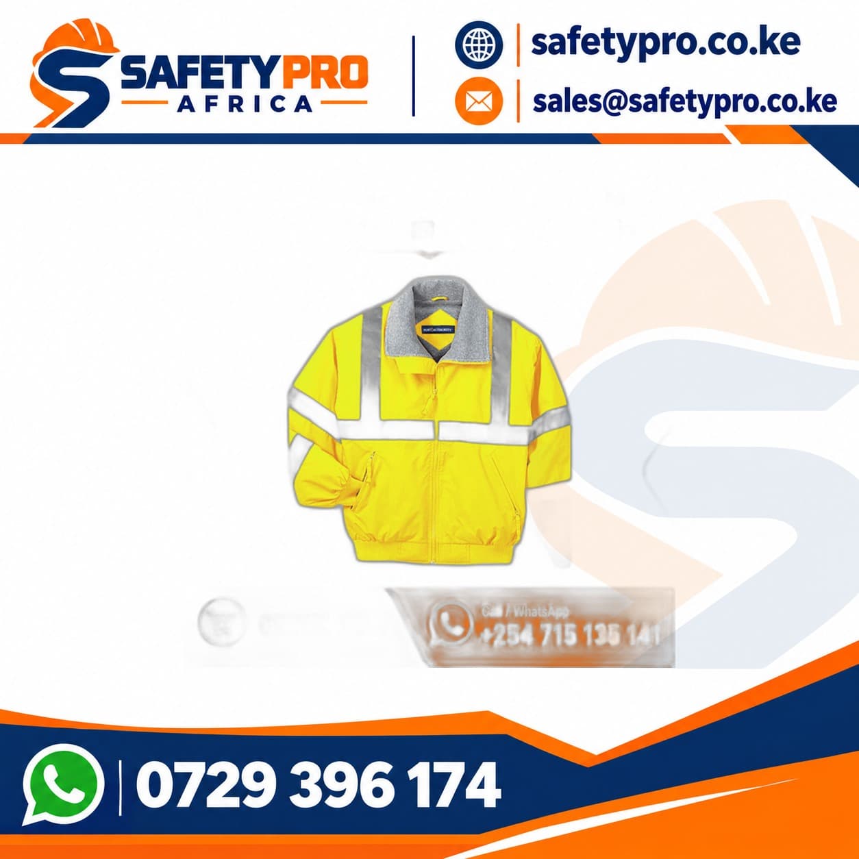 Thermoguard Hivis Winter Jacket — Kimsafety