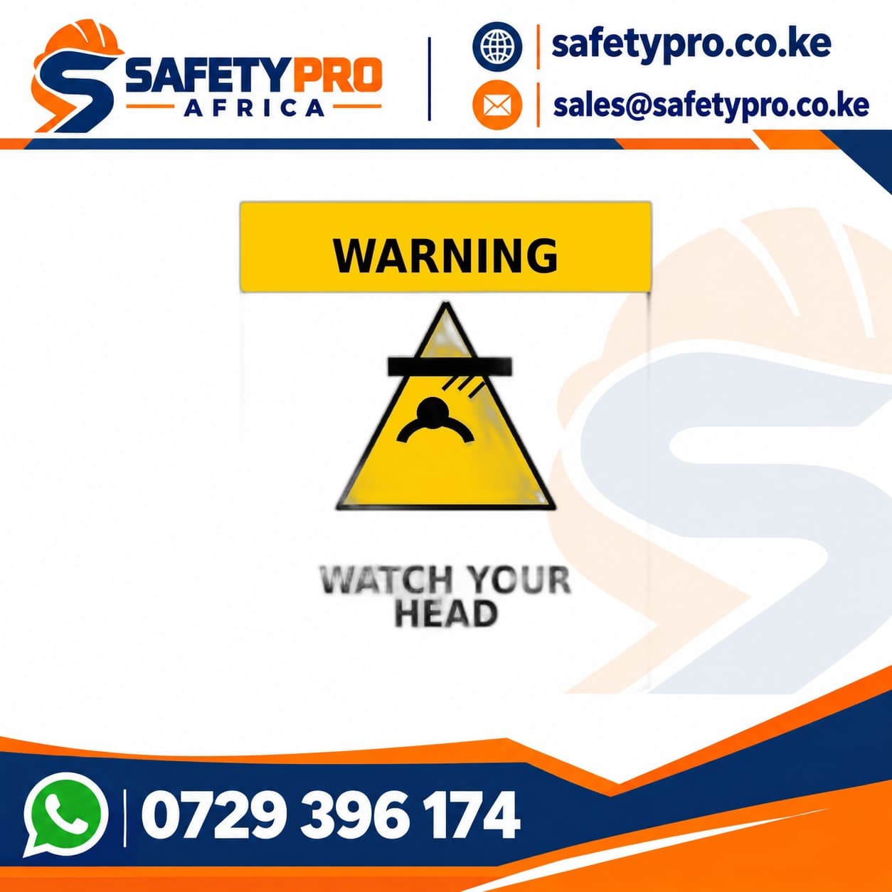 Watch Your Head Sign