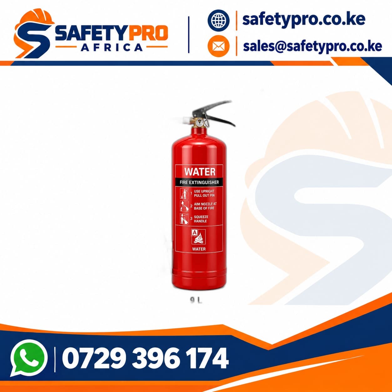 Water Fire Extinguisher – 9 Litres