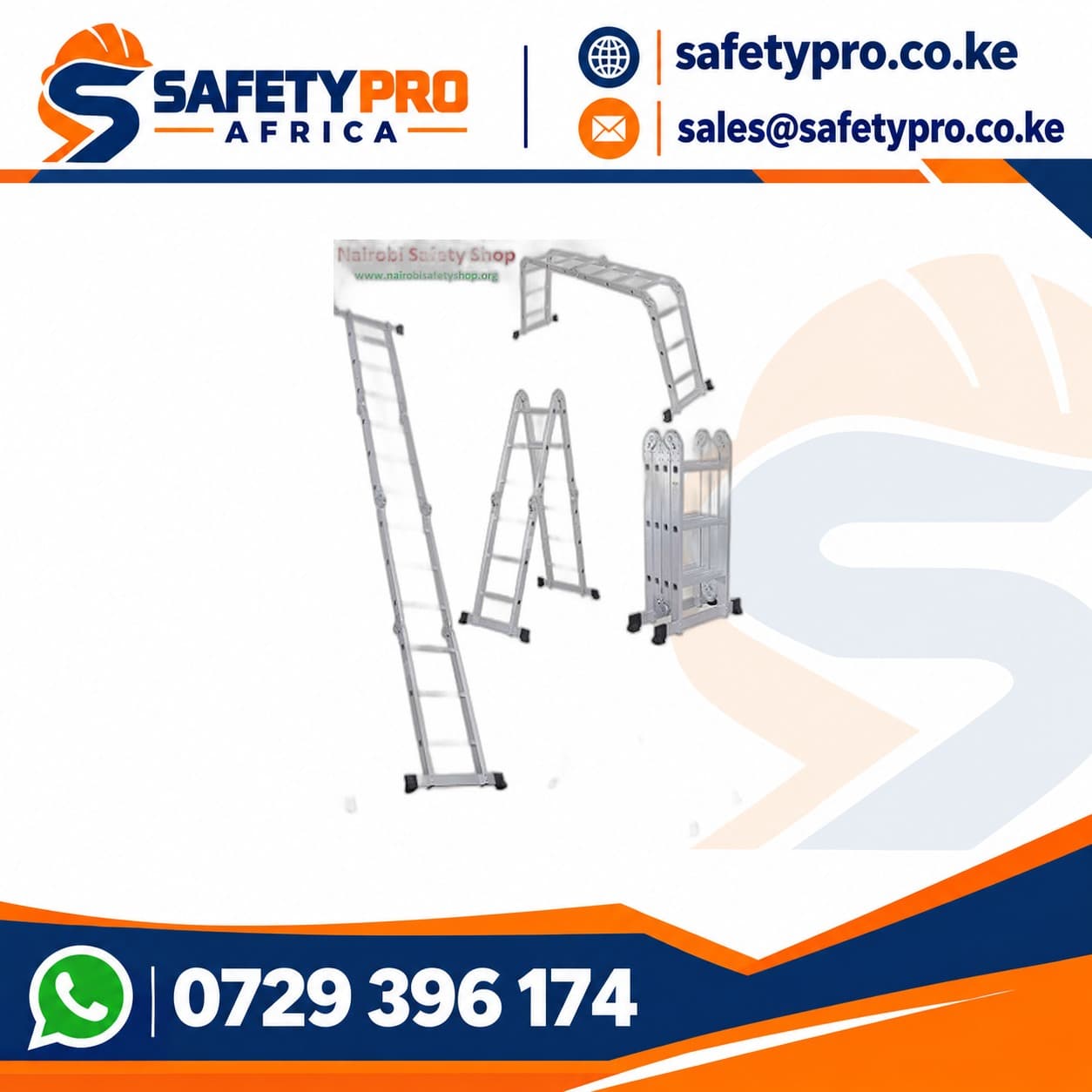 Aluminium Multipurpose Extension Ladder 4 By 4