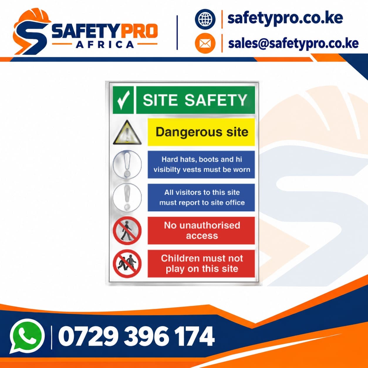 Construction Site Safety Signs