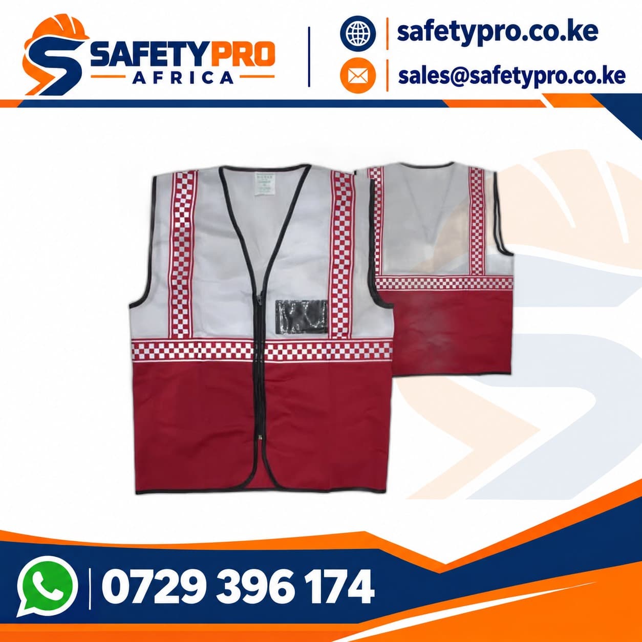 Designer Reflective Vests Blue Red And Luminous Green
